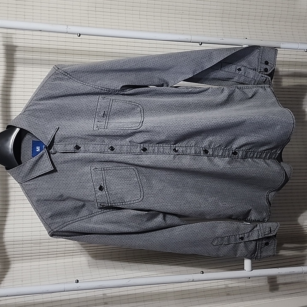 Michael Brandon Los Angeles Men's Shirt Grey Size Large